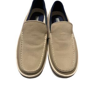 Land's End Women's Brown Flat Slip On Loafer Sneakers Comfort Shoes Size 7 B